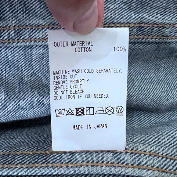 Rare Tanaka Classic Jean Jacket Back Taped - Picture 8 of 9